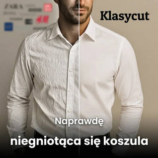 Koszula Klasycut - Odporna na Gniecenie, Antyperspiracyjna & Modelująca Sylwetkę