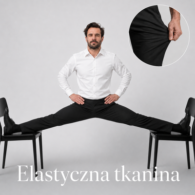 Spodnie MorphoFit™ - Antygniotące, Oddychające & Modelujące Sylwetkę